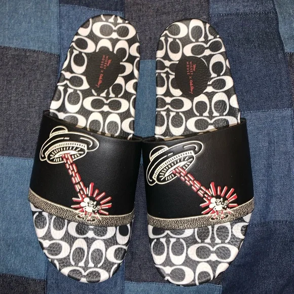 Coach | Shoes | Disney Mickey Mouse X Keith Haring Slide  display picture 3